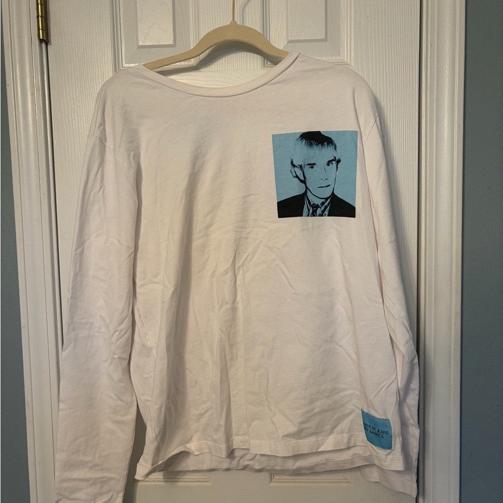 Calvin Klein Jeans x Andy Warhol White Long-Sleeve Tee